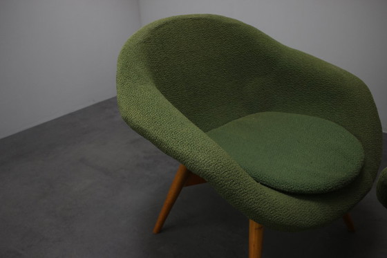 Image 1 of Juego de 2 sillones de mediados de siglo, Miroslav Navrátil, Años 50, Checoslovaquia