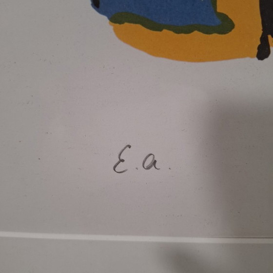 Image 1 of Karel Appel - Scimmia (serigrafia incorniciata)