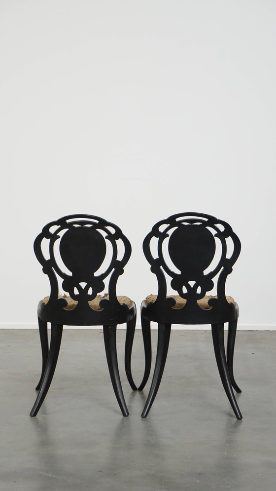 Image 1 of 2 x Mother of Pearl Chair