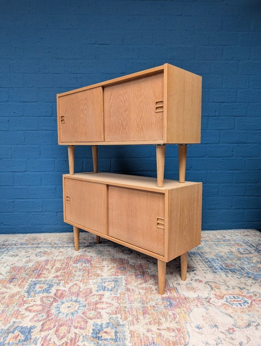 Tables de nuit en chêne vintage, 1960