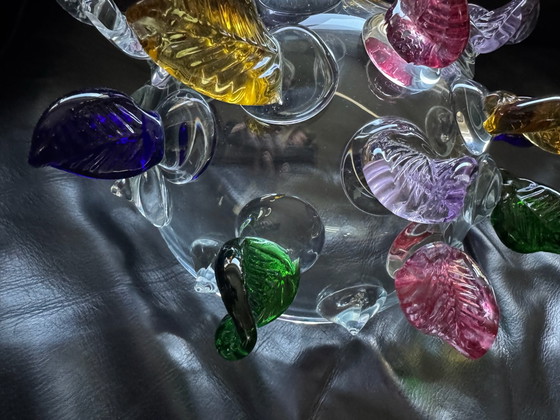 Bořek Šípek „Isotta“ Glass Bowl for Driade (Follies, 1991), Postmodern Design, Decorative Objects, Crystal (photo 6 of 9)