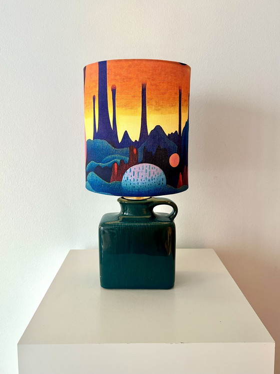 Image 1 of Ruimtevaartlamp - Origineel Keramiek - Draadloos - Geschikt voor gebruik buitenshuis