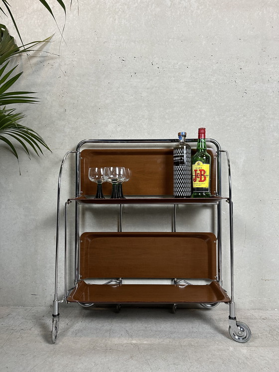 Image 1 of Vintage folding serving table - Gerlinol