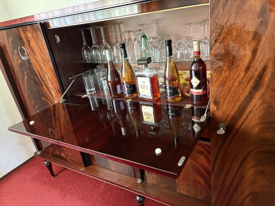 Image 1 of Mooie mahonie houten empire stijl kast