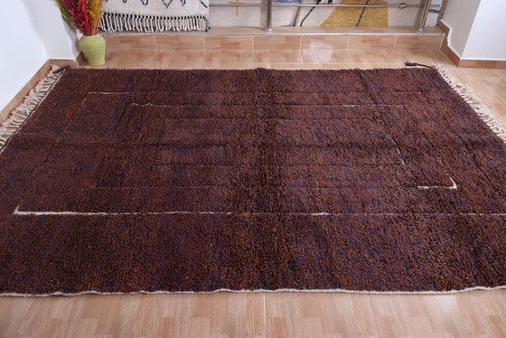 Beni Ouraine Berber tapijt met speciale handgemaakte kleurstelling, formaat 1,5/2,5 m – Aime Té (photo 3 of 9)