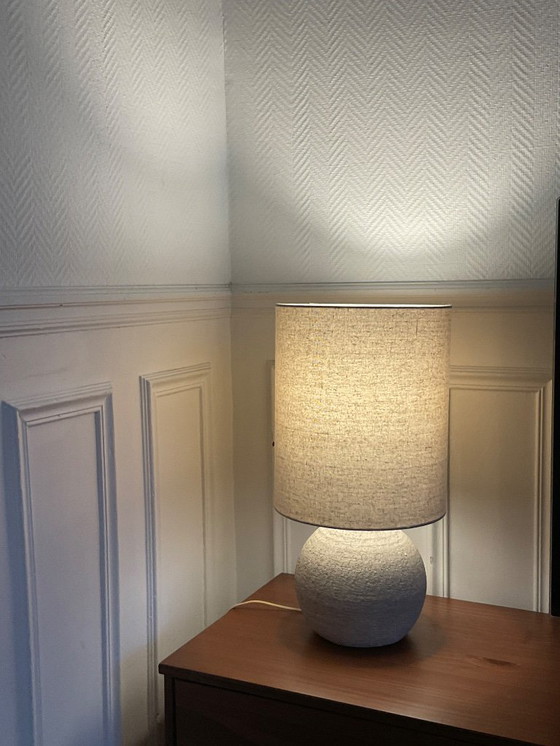 Image 1 of Handcrafted ceramic table lamp – France – circa 1950
