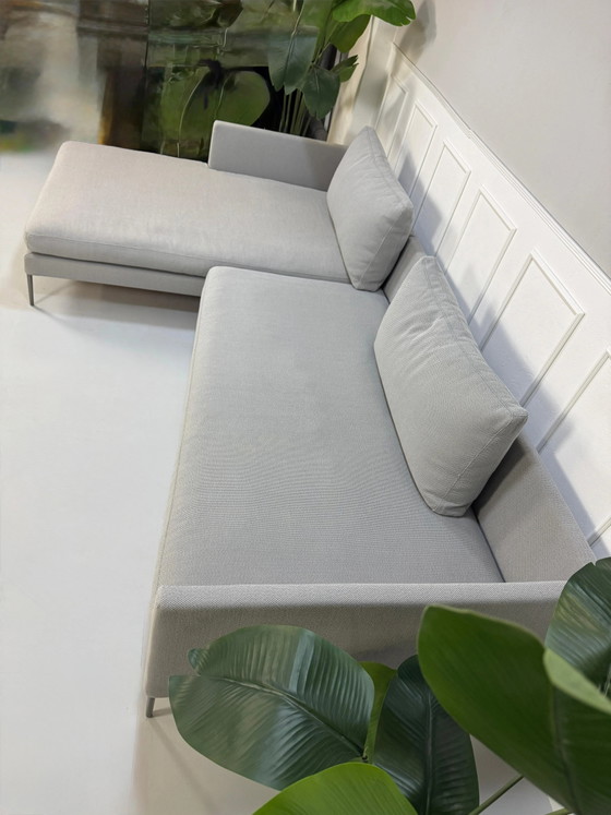 Image 1 of Canapé design COR Pilotis Gris Stoff