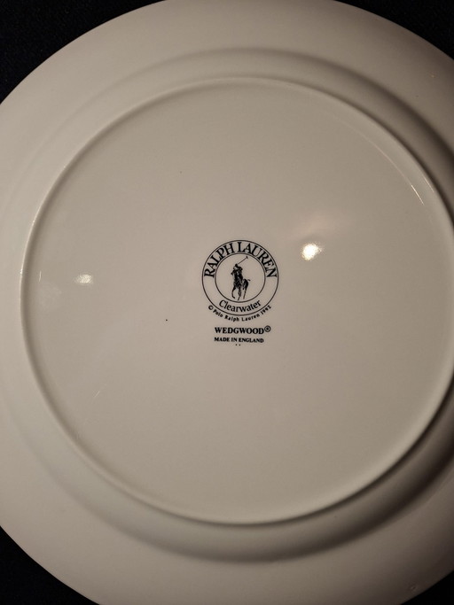 Dinner plate RALPH LAUREN Clearwater 1992