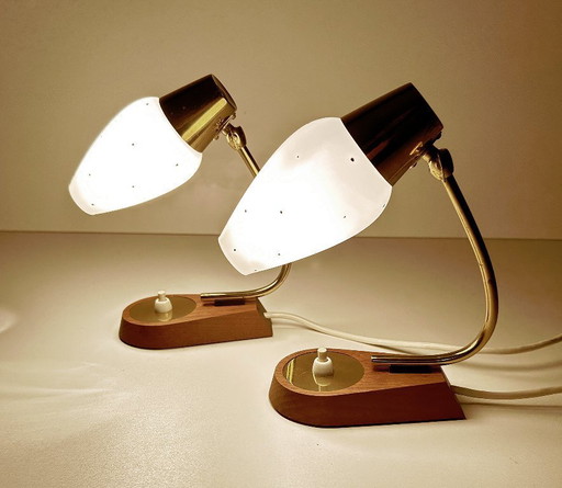 2 lámparas de mesa danesas