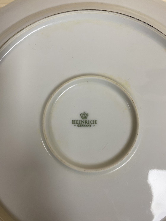 Image 1 of Heinrich Deutschland Chateau Weiss Weiß Gewellter Rand