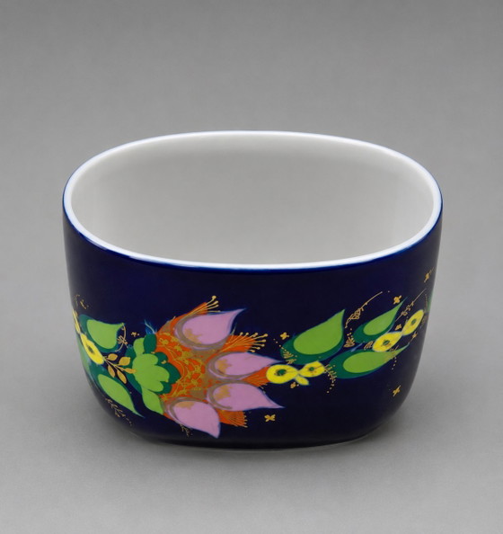 Image 1 of Rosenthal Studio-Linie "1001 Nights" porseleinen vaas ontworpen door Bjørn Wiinblad.
