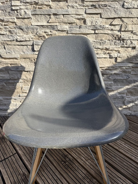 Eames Herman Miller Rocking Chair US 60s No Vitra – Swivel chairs, Fiberglass (photo 3 of 13)