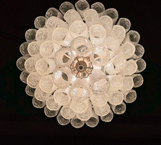 Image 1 of Mid - Century ceiling lamp/chandelier by Doria Leuchten, Germany, 1970s