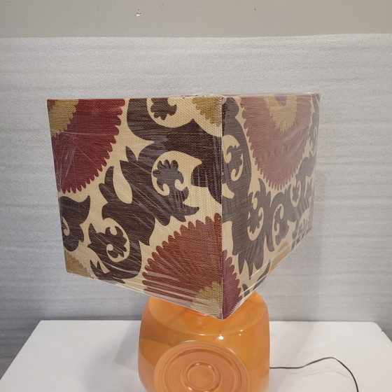 Image 1 of Lámpara Cerámica Naranja, 60’S – Alemania