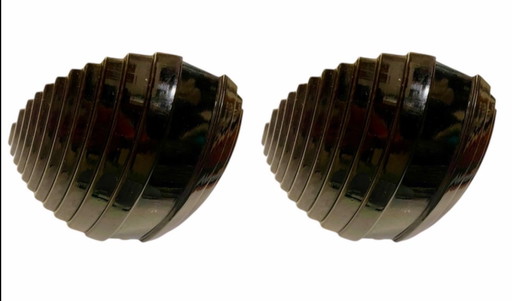 Murano black Glass wall lighting by Vetri sign , Italy, 1990s