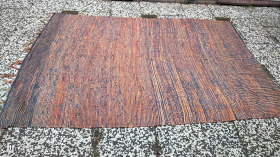 Image 1 of Hand-knotted Berber wool rug 200x104cm