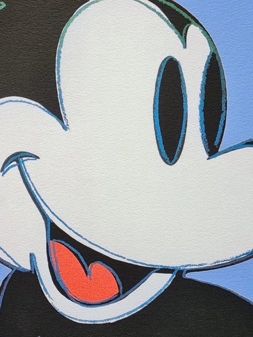 D'après Andy Warhol, Mickey Mouse, années 1980, lithographie