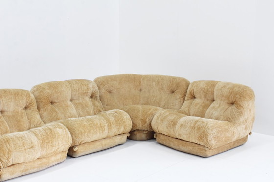 Italian Nuvolone Modular Sofa by Rino Maturi for Mimo Padova, 1970s – Textile (photo 5 of 13)