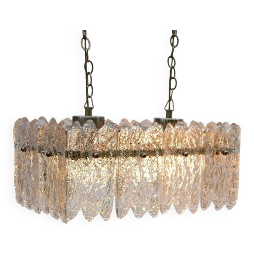 Suspension en cristal "Carl Fagerlund" d'Orrefors, Suède
