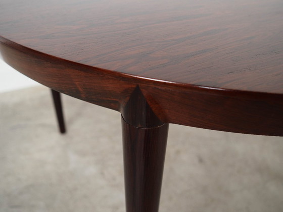 Image 1 of Round rosewood table, Danish design, 1960s, designer: Severin Hansen