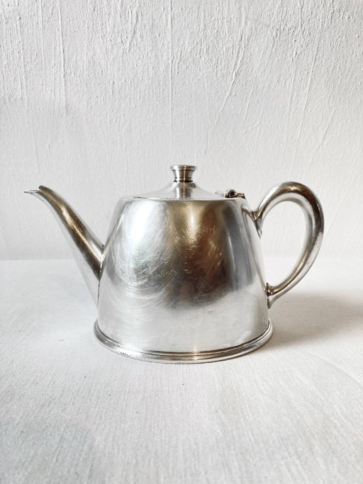 Witmetalen theepot, Felix Frères, Toulouse