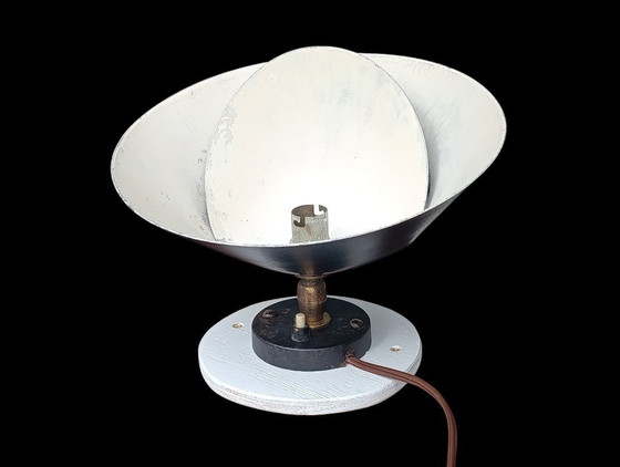 Image 1 of Originale Serge Mouille Petit Saturne Wandleuchte aus den 1950er Jahren. Keine Neuauflage, sondern ein seltenes Original!