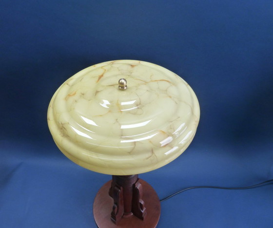 Image 1 of Lámpara de mesa Art Deco Haagse School “P.e.l. Izeren años 20“