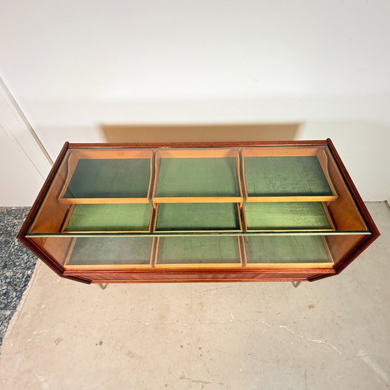 Image 1 of Vintage toonbank met 15 lades, HAKA Ladenmöbel 