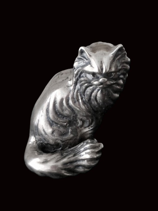 Chat argenté - Marqué