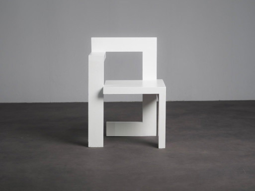 Asymmetrische modernistische houten stoel, Nederland, jaren 70 – fauteuils, Wood (photo 2 of 8)