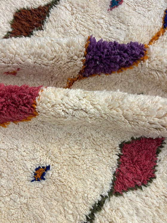 Image 1 of Marokkanischer Teppich im modernen Stil, 210 x 300 cm – Handgeknüpfter Berberteppich aus Wolle – Beni Ourain Teppich