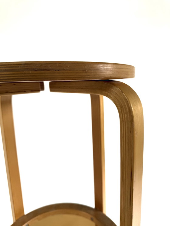 Image 1 of 4x sgabello da bar in compensato vintage '60