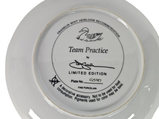 Image 1 of Franklin Mint - design by James Killen - Limited Edition - (set) 3 - Team Practice  -  80's