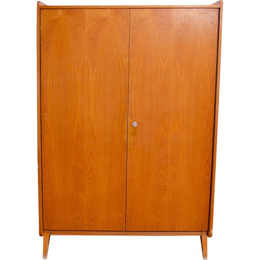 Vintage beech wood and plywood cabinet by František Jirák for Tatra Nábytok, Czechoslovakia 1960