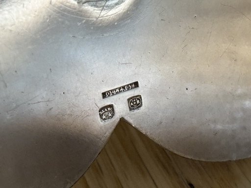 2x servizi da tavola antichi argentati