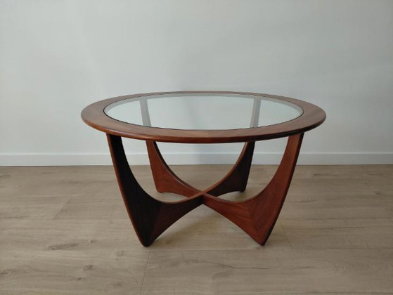 Mid-Century Plan Astro Coffee Table – Gplan, Glass, Wood (photo 3 of 5)