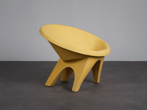 Rare Pair of Sculptural Concrete Lounge Chairs, Italy, 1960s – Armchairs, Other (photo 3 of 10)
