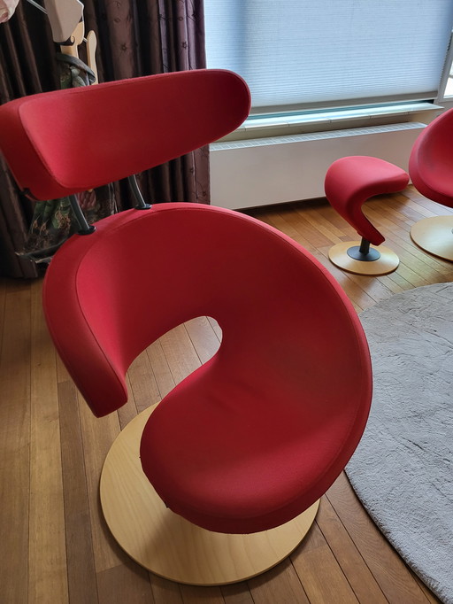2 x Varier Peel Design Stoel Met Voetenbank