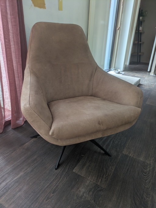 Fauteuil en cuir Dyyk
