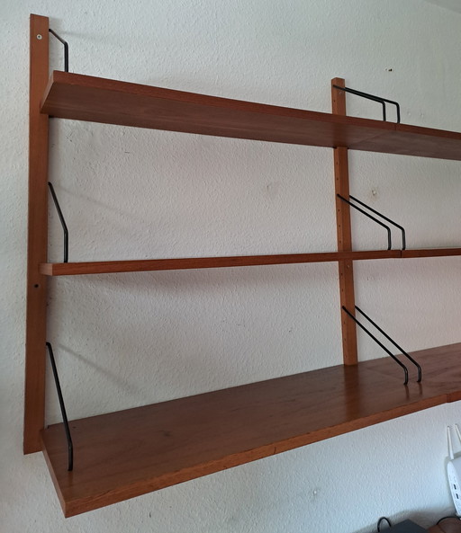 Mid Century Poul Cadovius Royal Système d'étagères en teck années 60