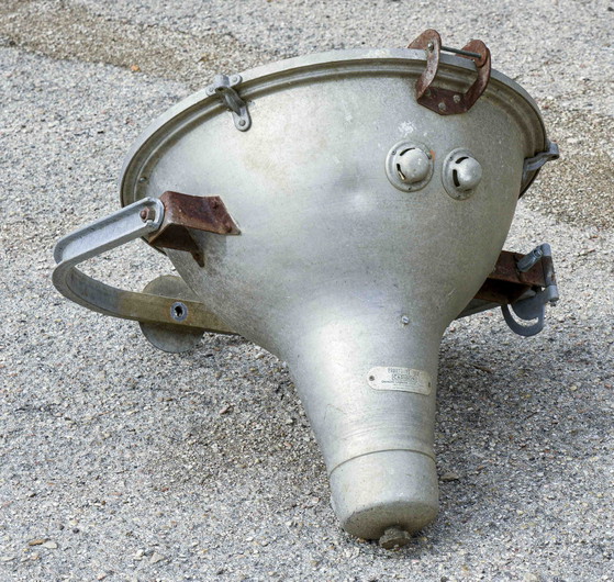 Proiettore Faro Ferroviario 1500 FS CARIBONI Italia 1960 – Faretti, Metallo, Vetro, Industrieel (photo 4 of 7)