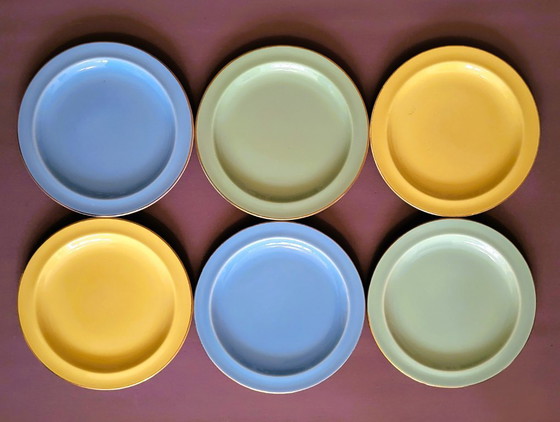 Image 1 of 6 Piatti Boch Keralux Pastel Vintage anni '60