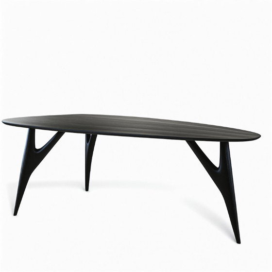 Image 1 of GREYGE TED Ash Nero Dining Table 240 cm – Handmade Solid Wood Designer Table Made in Italy