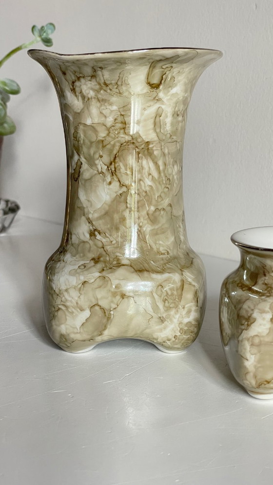 Image 1 of Karolina-Porzellanvasen, Polen, 1970er/80er Jahre