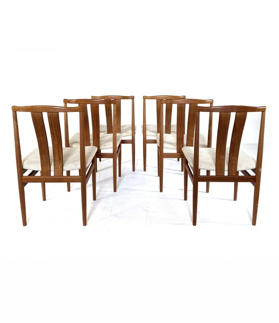 Image 1 of 6x vintage dining chair, Vamdrup Stolefabrik '60