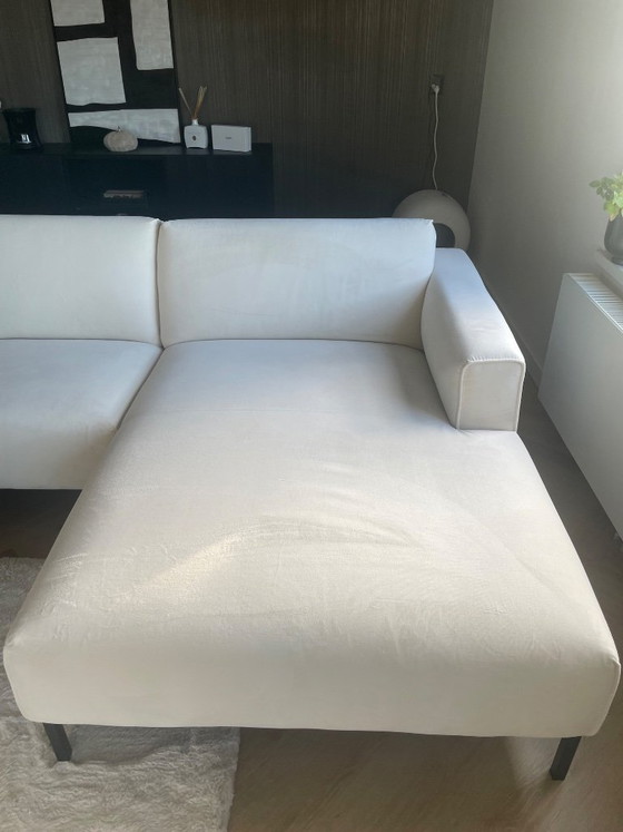 Cremefarbenes Ecksofa – Zitmaxx Wonen, Velvet (photo 3 of 8)