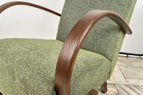 Image 1 of Poltrona modello H 410 tipo C, disegnata da Jindrich Halabala, anni '40, Cecoslovacchia.