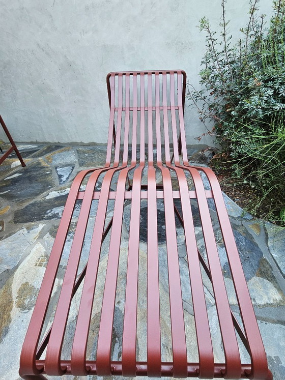 Image 1 of HAY Chaise Longue Palissade Bordeaux Neuf