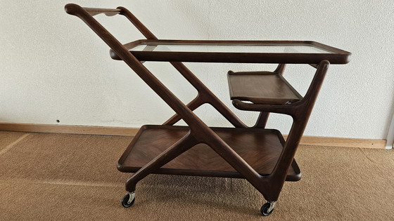 Image 1 of Danish design teak tea trolley from the 1960s