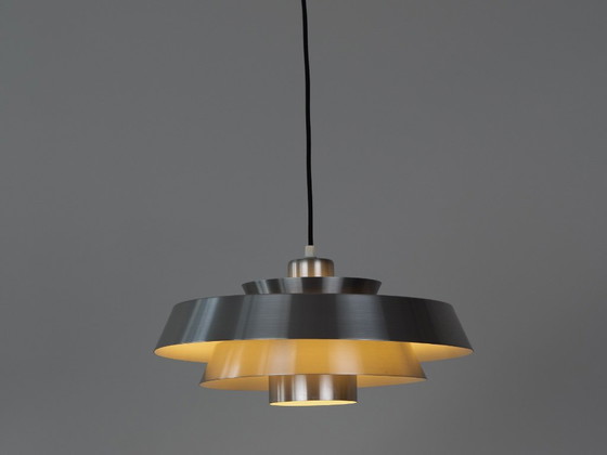 Danish Vintage Nova Pendant Lamp by Jo Hammerborg, Fog Og Morup, 1963 – Fog & Mørup, Aluminium (photo 3 of 10)